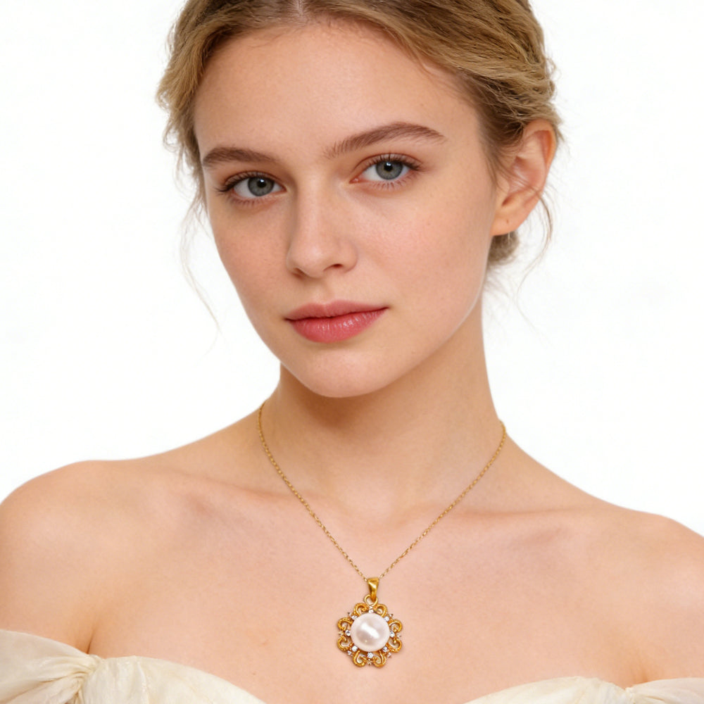 24K Gold SUN Necklace Jewelry Simple Choker Pendant Woman Accessories Fashion Creative Gift