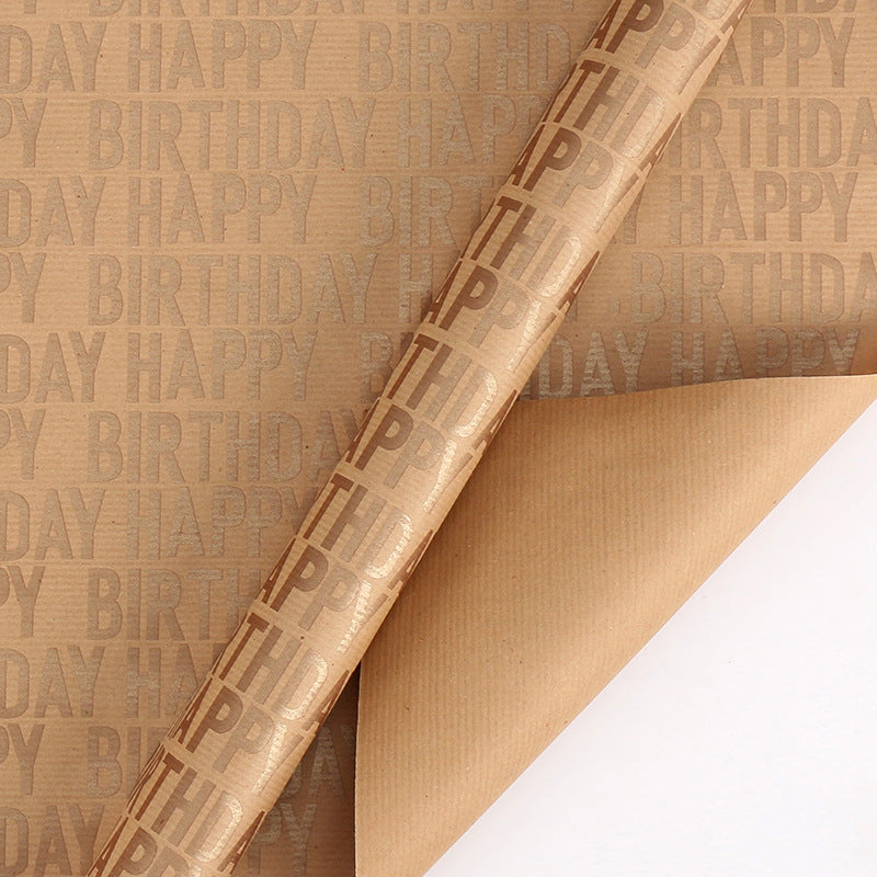 Antique Kraft Gift Wrapping Paper Gift Box Wrapping Paper