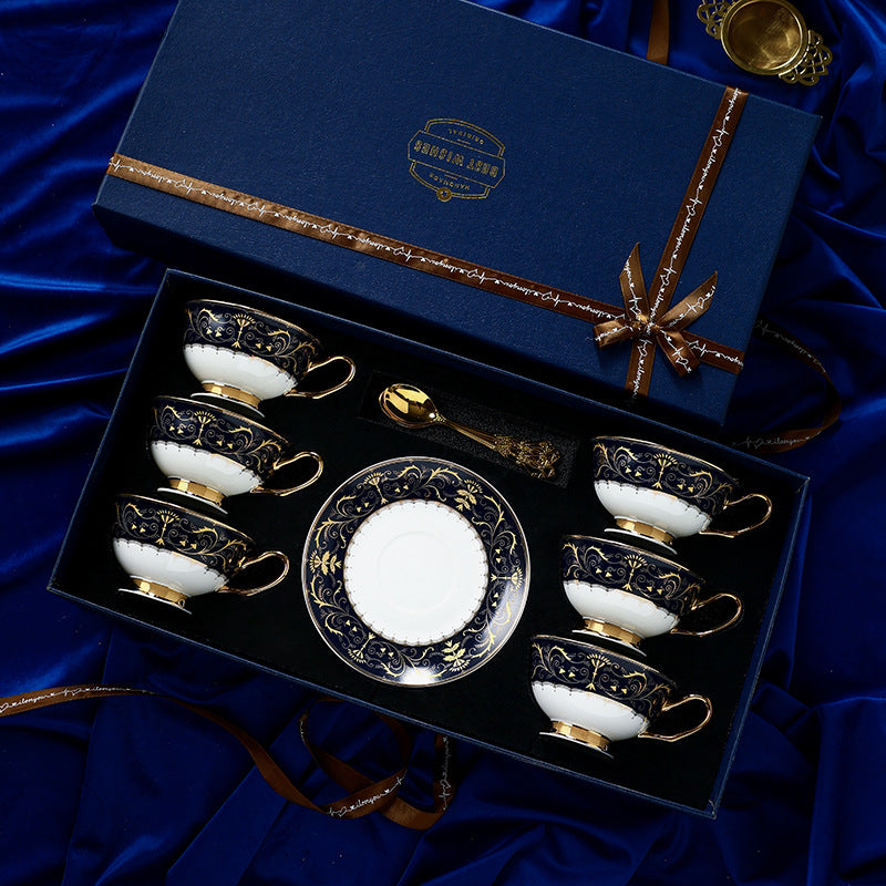 Coffee Cup High-end Exquisite Ceramic Bone High-Grade Afternoon Tea Suit Design