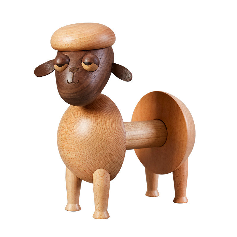 Funny Cartoon Paper Roll Holder Living Room Desktop Animal Ornaments