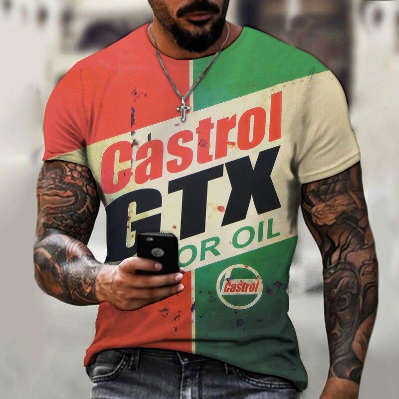 3D Digital Printing T-Shirt Short-Sleeved T-Shirt Top