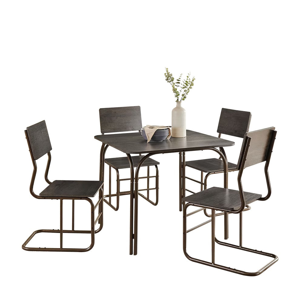 5-Piece Wood Table 4 Chairs,Modern Dining Table Furniture Set For Home, Kitchen, Dining Room,Dining Table And Chair