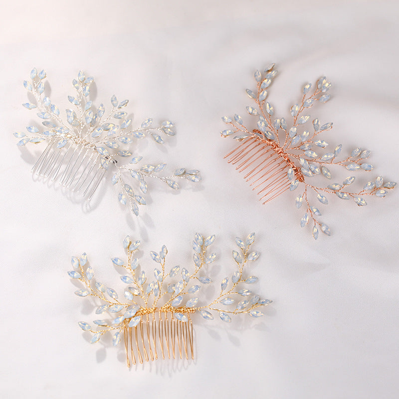 Sweet Diamond Wedding Dress Comb Accessories