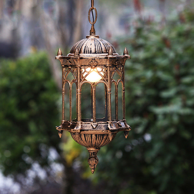 Retro Industrial Style Outdoor Chandelier