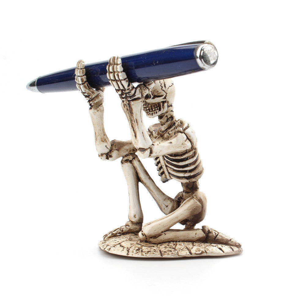 Creative Desktop Small Skull Pen Holder Stationery Storage Rack