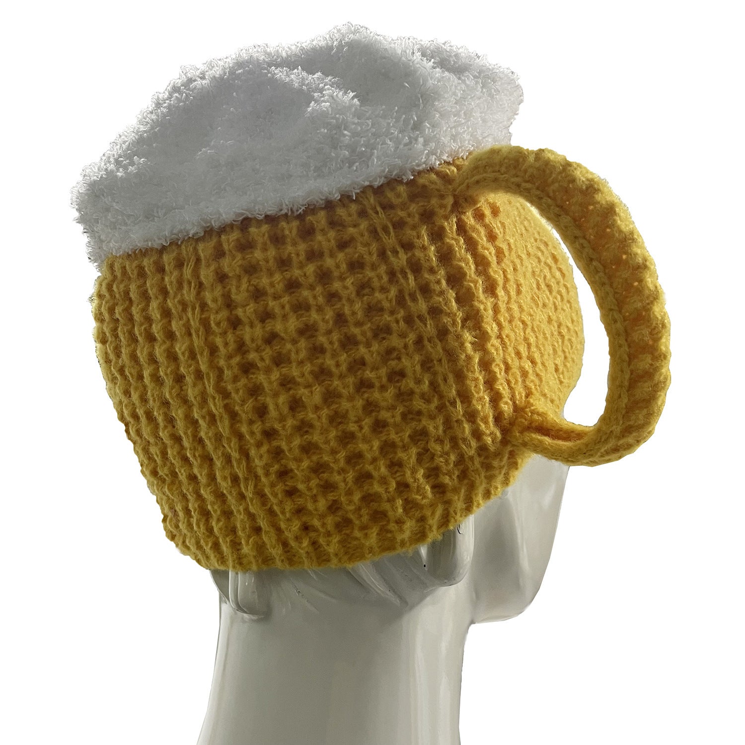 3D Beer Steins Hat Winter Thermal Knitting Woolen Cap Unisex