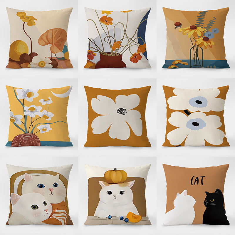 Nordic Style Animal Pattern Couch Pillow