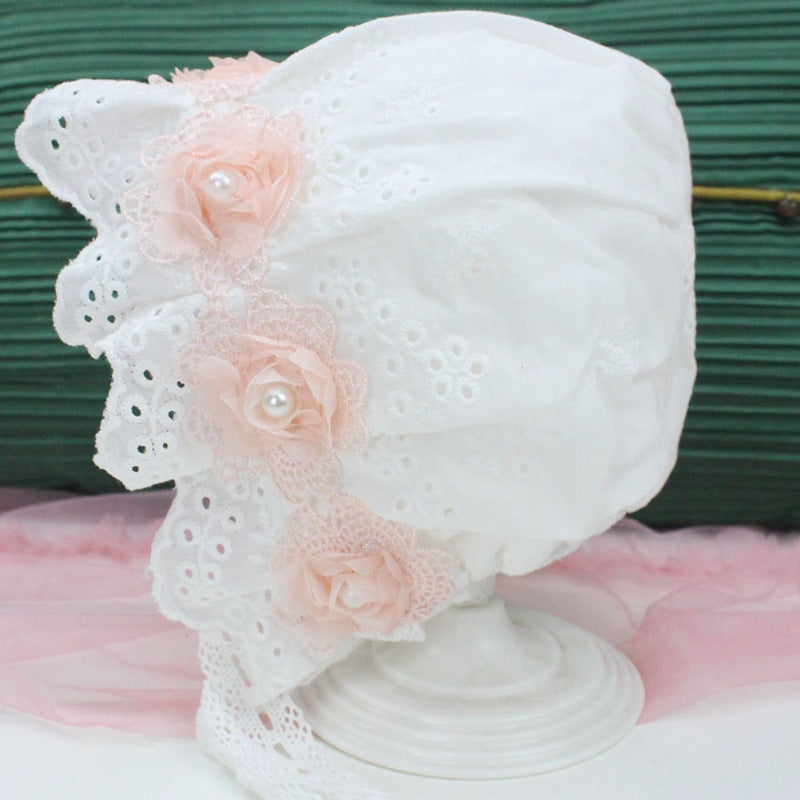 Simple And Creative Newborn Lolita Lace Hat