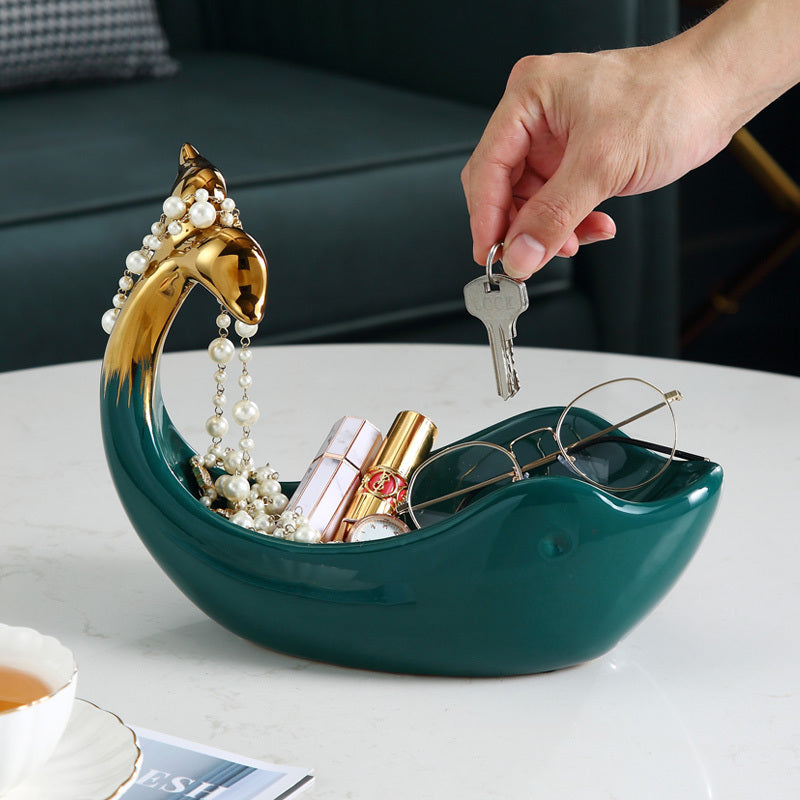 Creative Door Shoe Cabinet Key Remote Control Jewelry Storage Box