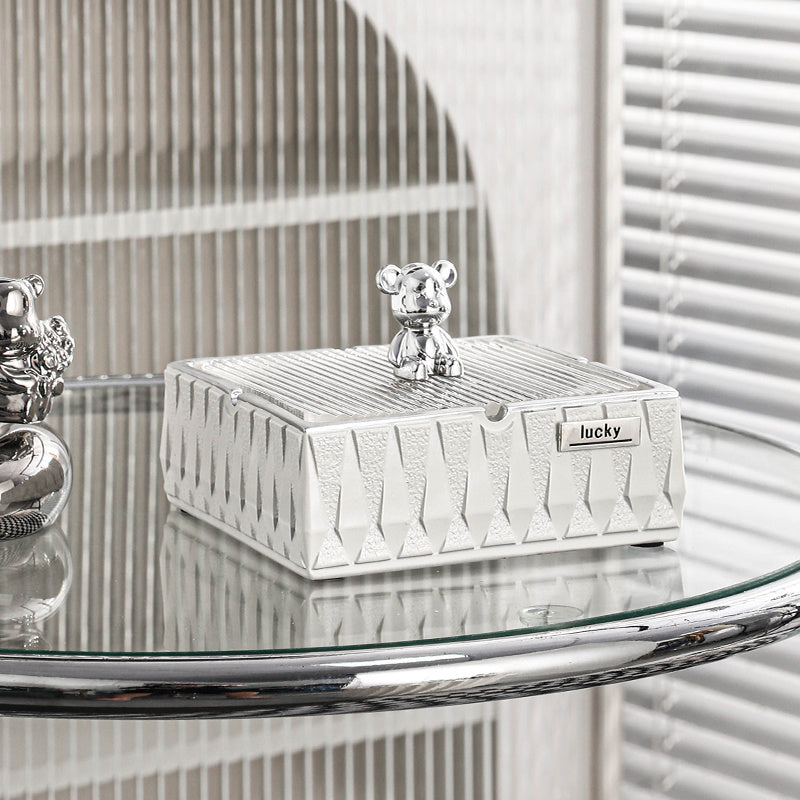 Anti-fly Ash Of Office Light And Luxurious Personality Ashtray