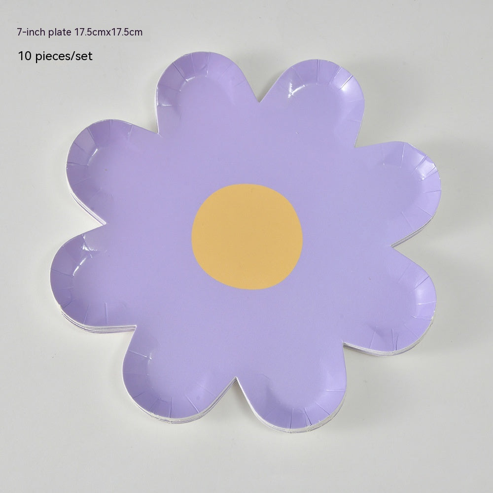 Disposable Paper Plate Theme Party Children's Decoration