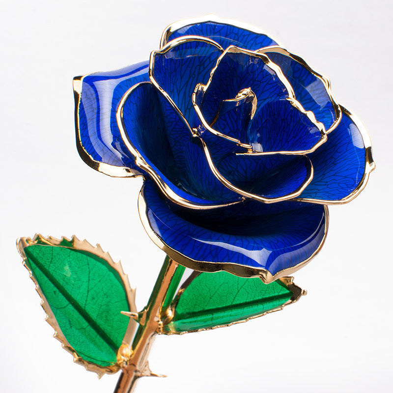 24K Gold-Plated Rose Flower With A Gift Box Valentine's Day Gift