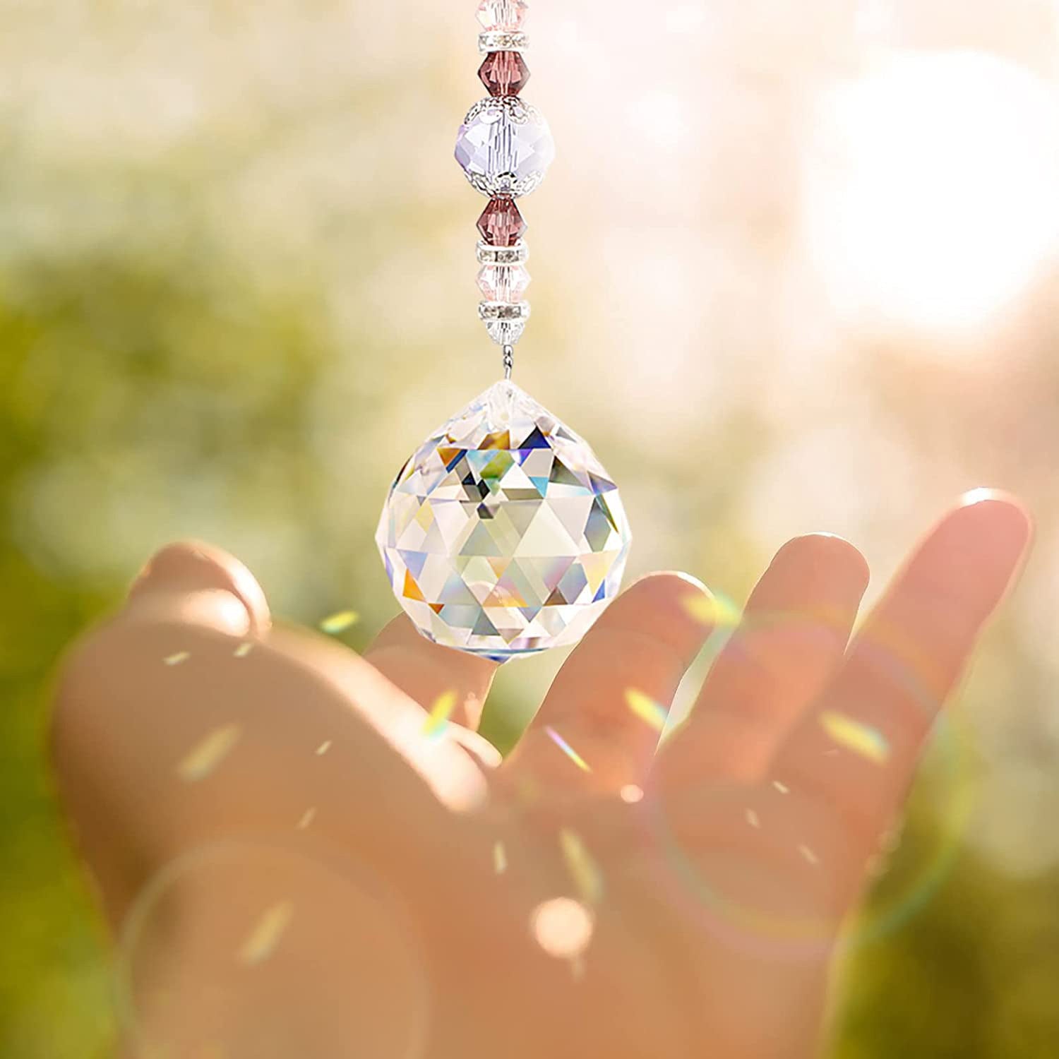 Crystal Sun Catcher Lamp Pendant Prism