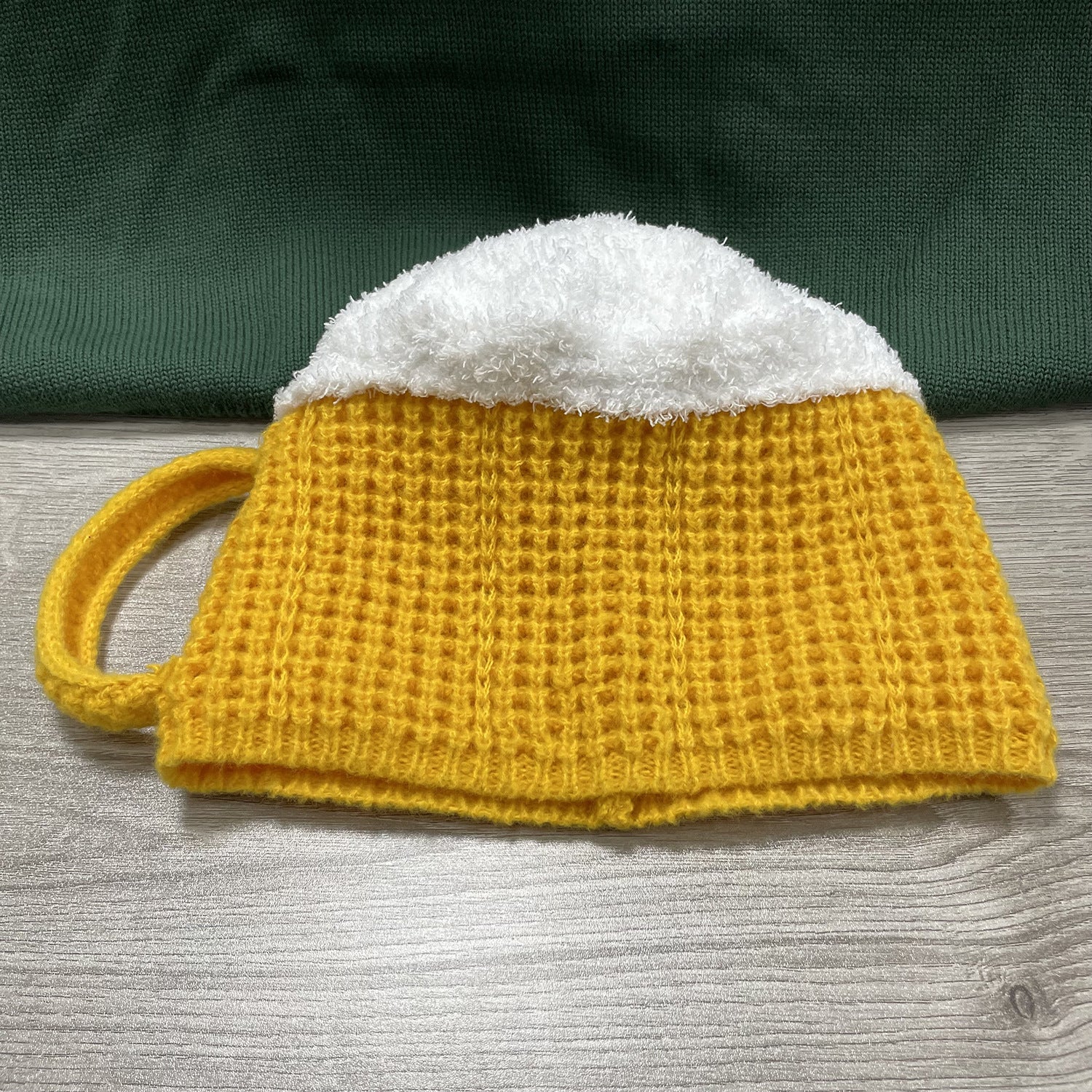 3D Beer Steins Hat Winter Thermal Knitting Woolen Cap Unisex