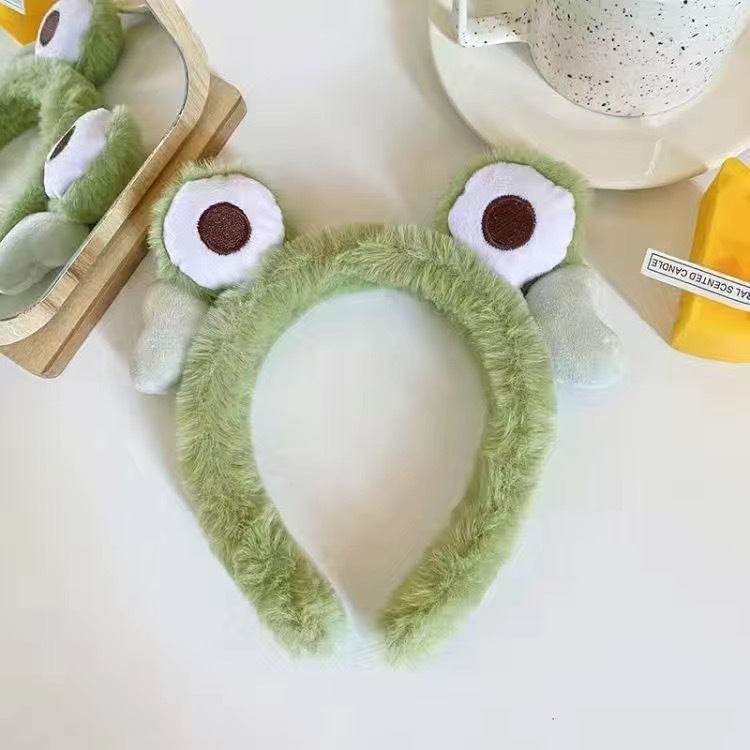 Cute Face Wash Hair Bands Female Cartoon Headwear Hair Band Headband Apply