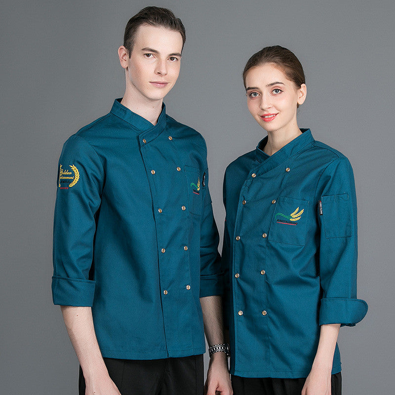 Western Restaurant Kitchen Chef's Overalls