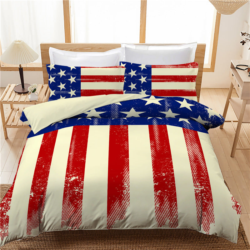 Three-Piece Quilt Cover Sheet For Bedding