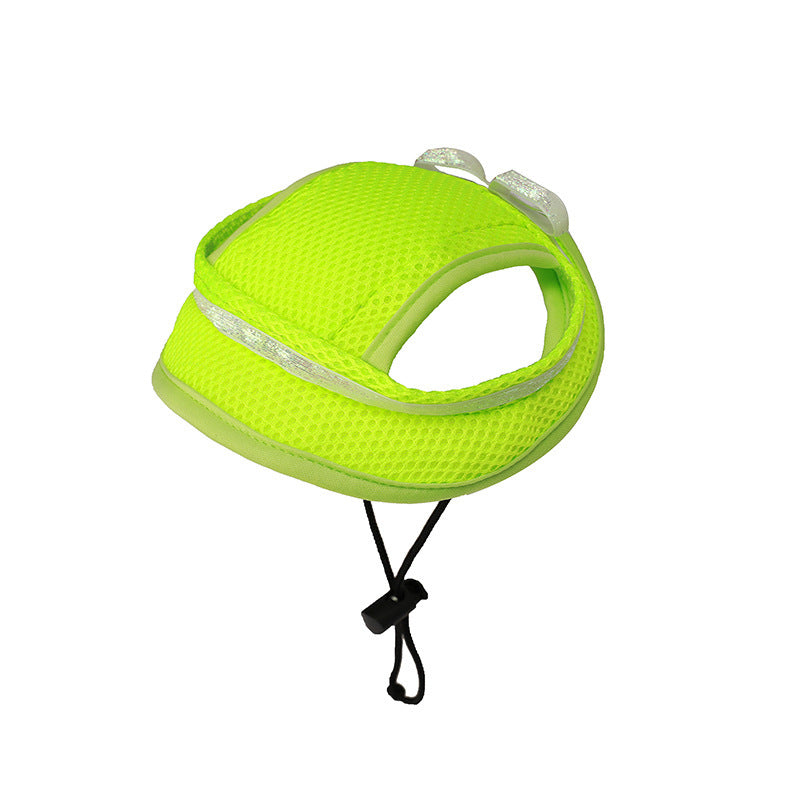 Breathable Sun-proof Bowknot Leaking Ears Pet Hat