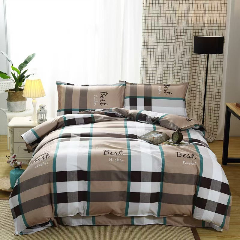 Bedding Pillowcase-Piece Quilt Cover Bed Four Piece Set