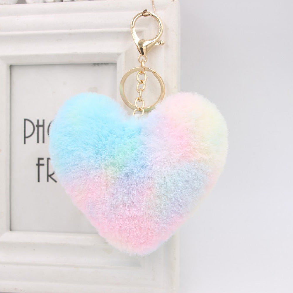 Cute Hair Ball Bag Pendant Key Chain