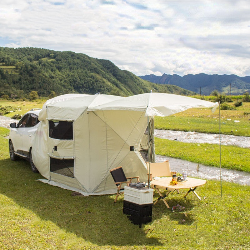 Rear Extension Tent Canopy Portable Multi-Function