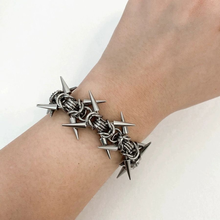 Niche Punk Heavy-Duty Bracelet And Necklace