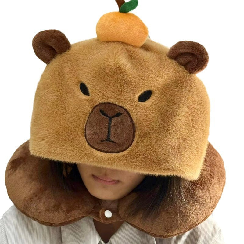 Capabala Hat Neck Pillow Plush Toy