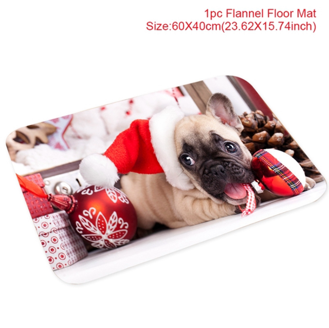 Outdoor Cotton Rug For Santa Claus Celebration