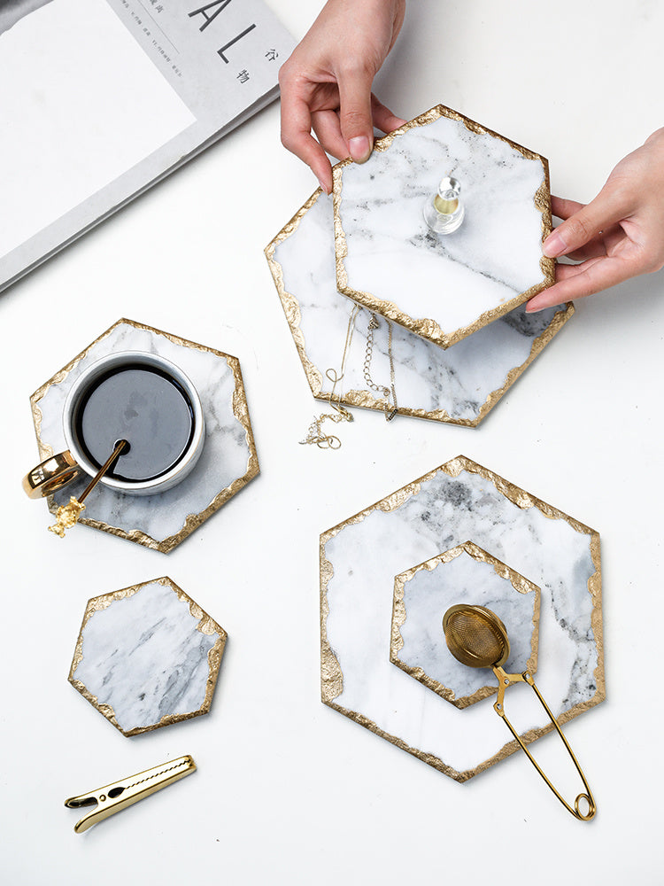 Natural Marble Mat Heat Dining Table Insulation Mat