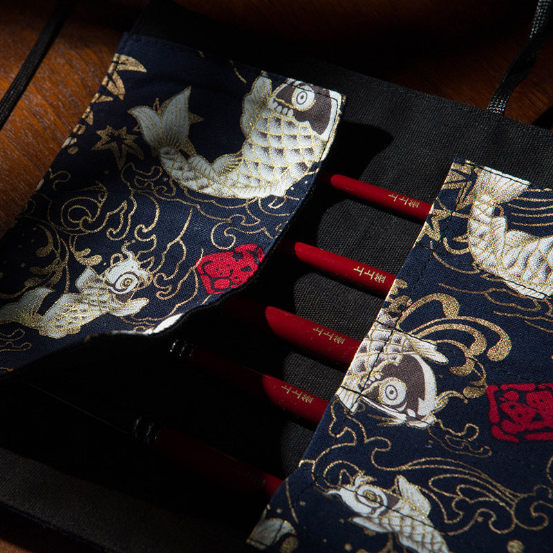 Koi Watercolor Brush Pen Bag