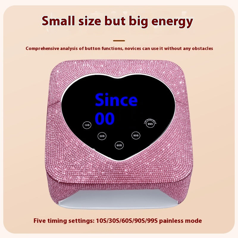 Charging Nails Phototherapy Lamp High-Power Storage, Baking and Drying Nail Phototherapy Machine