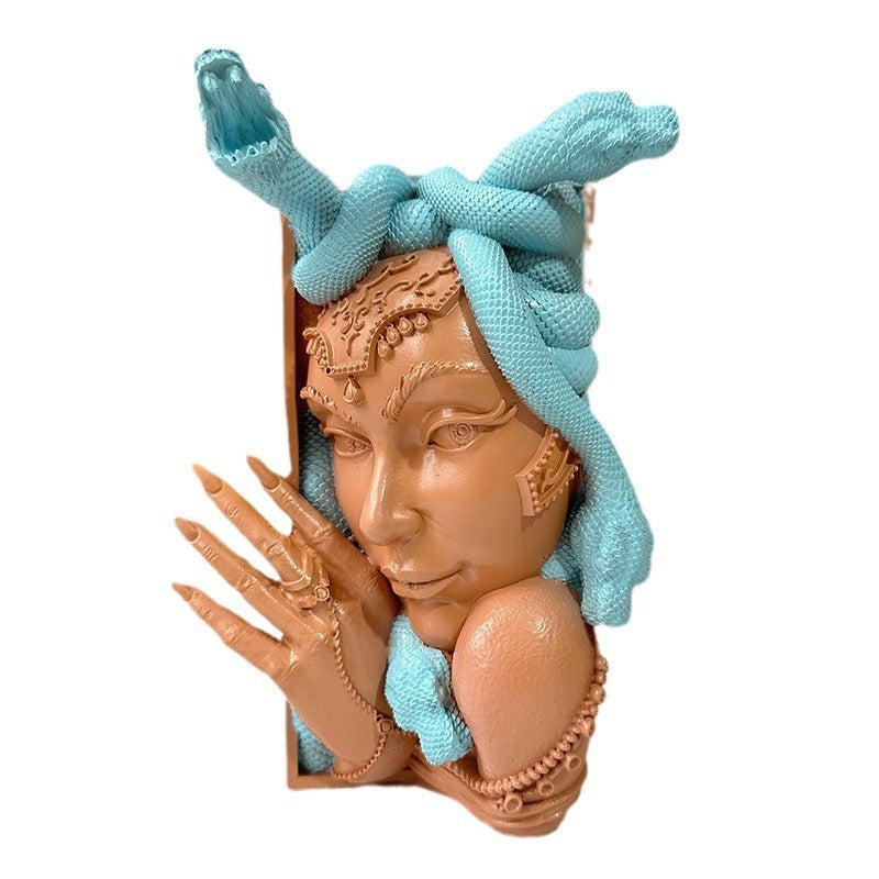 Medusa Book Corner Bookend Bookshelf