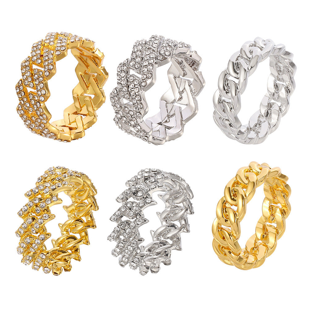 Cuban Ring 2 Microsoft Diamond Hip Hop