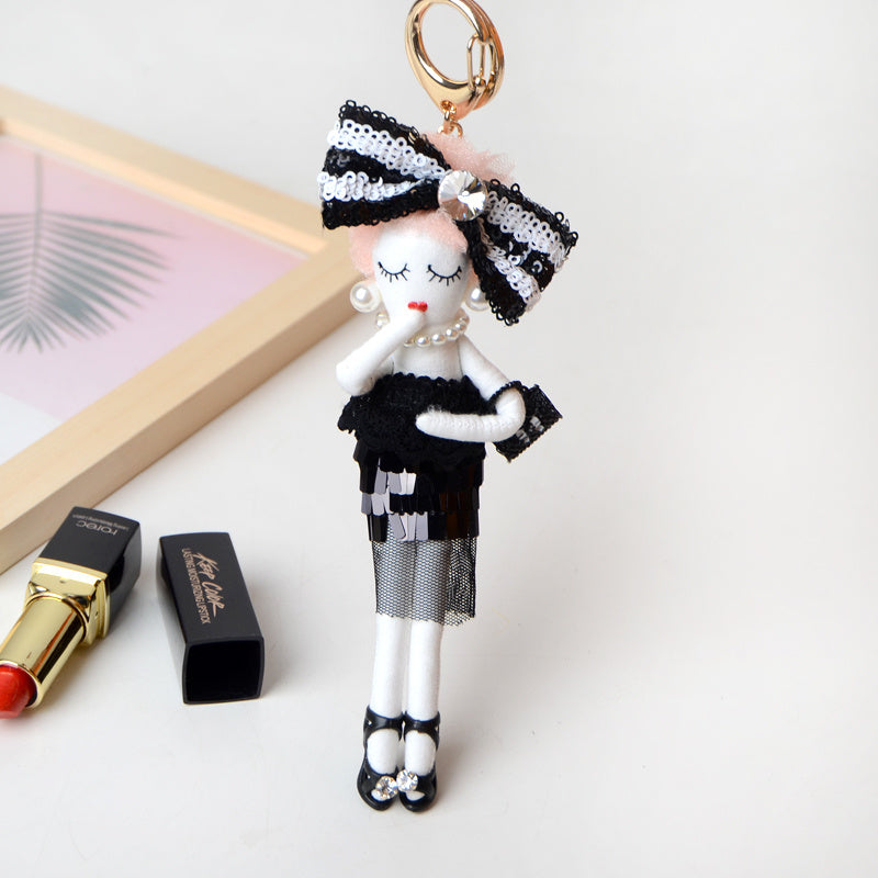 Fur Accessories Female Lady Mink Hair Pendant