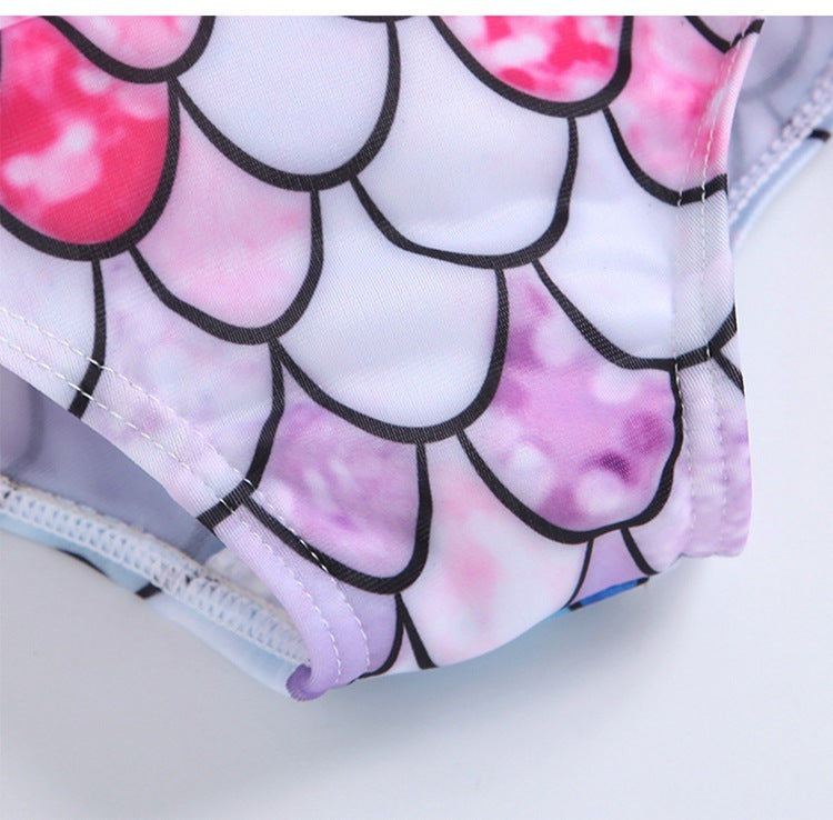 Baby And Girl Sling A Shoulder Mermaid