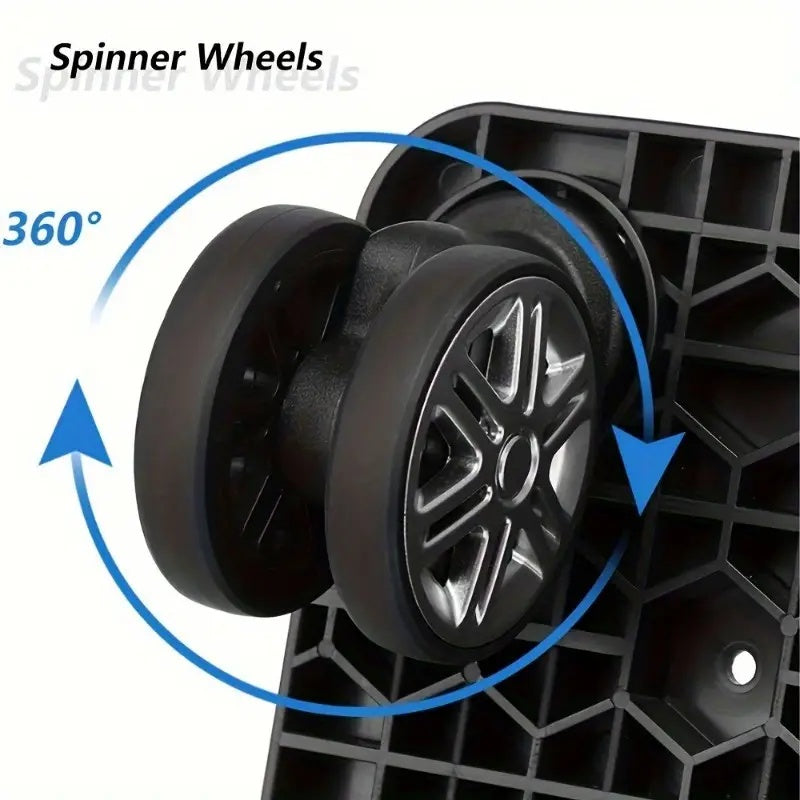 Must See PMMJ Folding Trolley 4 5 Wheels With Optional 360 Universal Wheel Ultra Flexible Lightweight PP Material