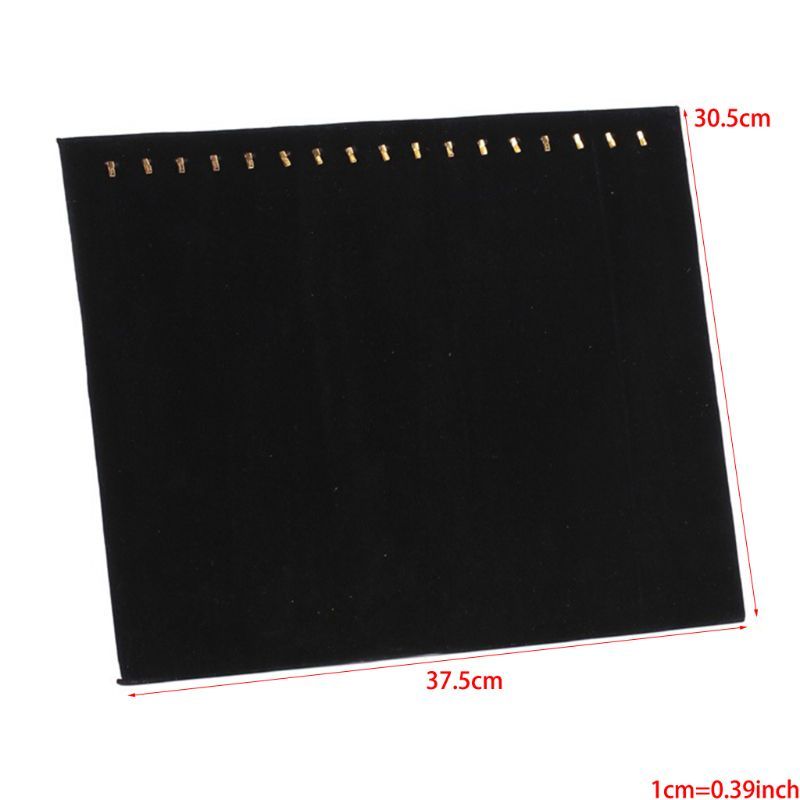 17 Hook Jewelry Necklace Plate Bracelet Earring Holder Display Stand