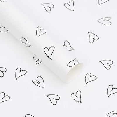 Waterproof Rose Flower Bouquet Wrapping Paper