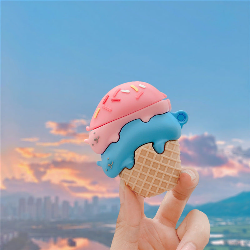 Wireless Earphone Cover Cute Soft Plastic Shell