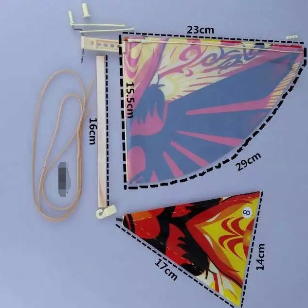 Light Knight Rubber Band Powered Airplane Bird Kite