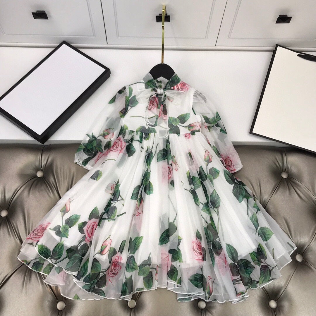 High End Children''s Customized Spring And Summer Dress