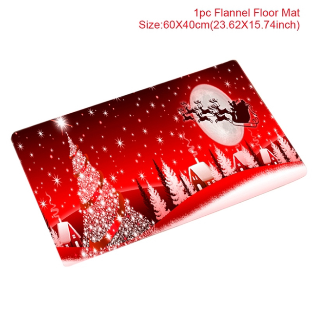 Outdoor Cotton Rug For Santa Claus Celebration