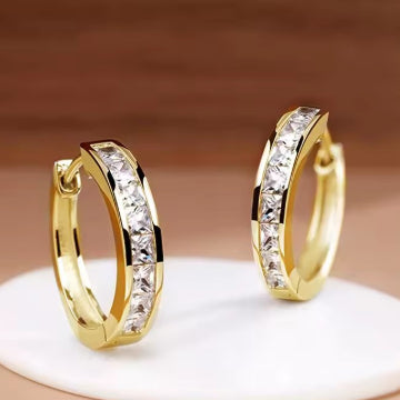 European And American Luxury Round Engagement Ring