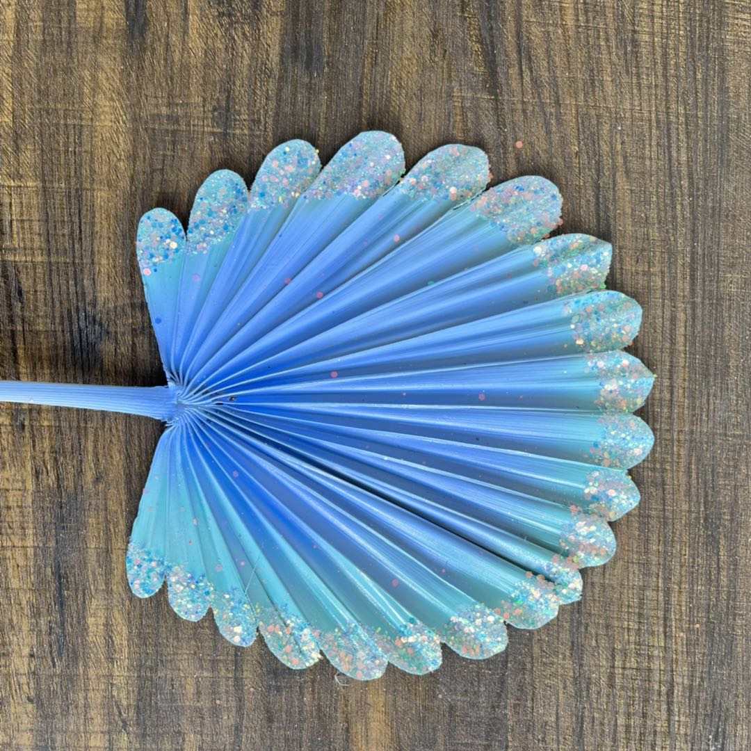 Spray Painted Palm Dried Flower