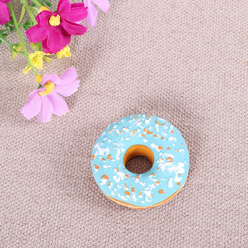 Donut Refrigerator Magnet Food Bread Simulation Three-Dimensional Magnet Magnetic Creative Refrigerator Magnet