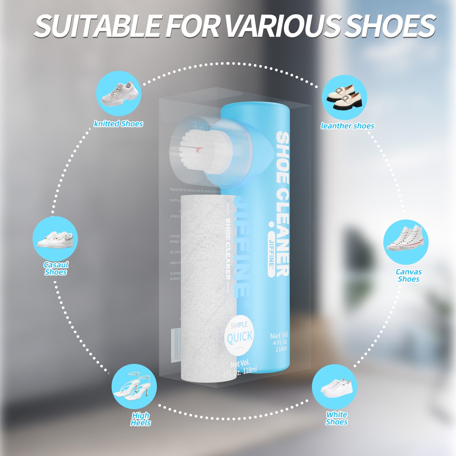 JIFFINE Sneaker Cleaner