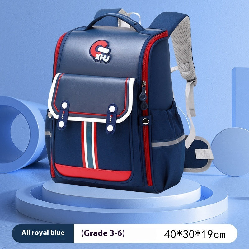 Primary School Boys And Girls Large Capacity 1-6 Grade Burden Reduction Waist Support Astronaut Bag