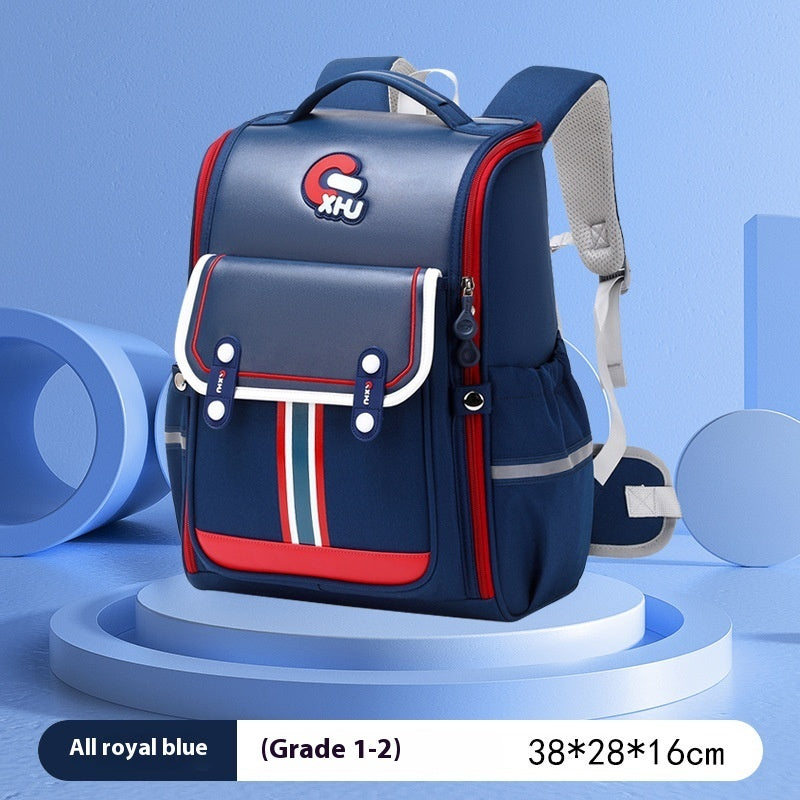 Primary School Boys And Girls Large Capacity 1-6 Grade Burden Reduction Waist Support Astronaut Bag
