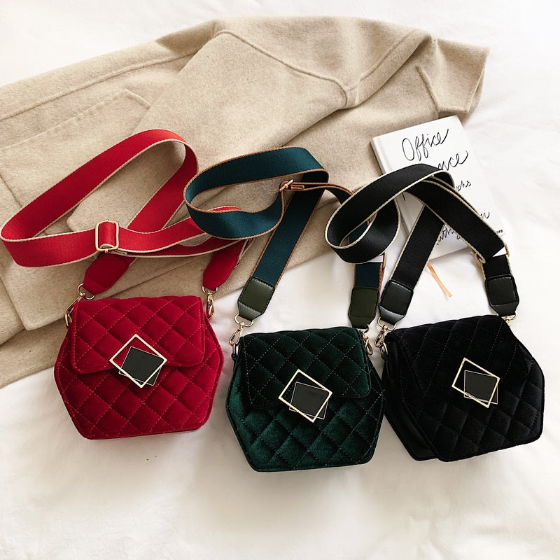 Velvet Diamond Bag