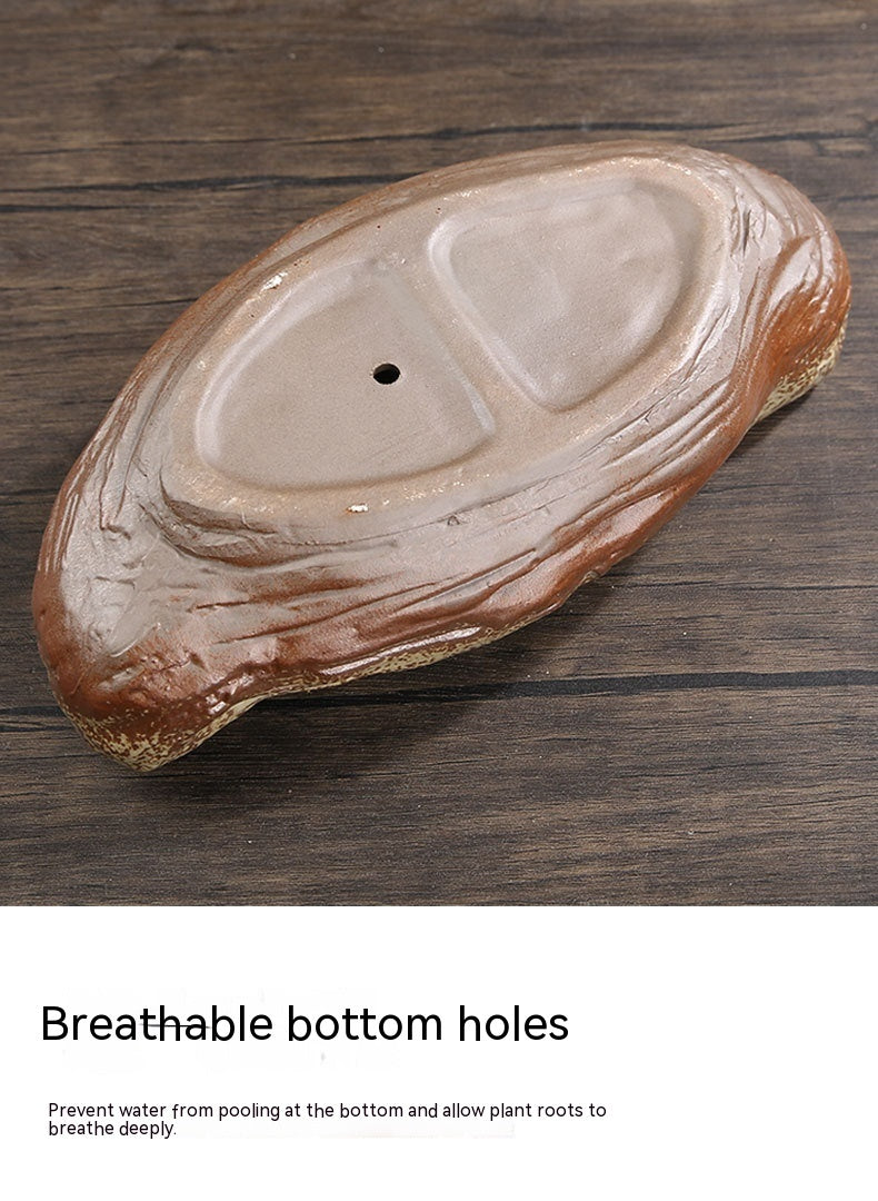 Ceramic Breathable Creative Personality Succulent Bonsai